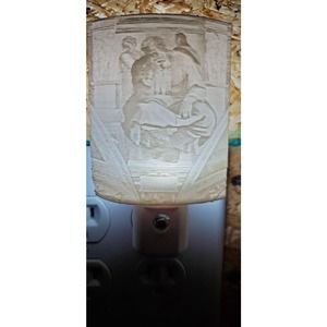 The Prophet Jeremiah Michelangelo Sistine Chapel  3D Lithophane Auto Night Light